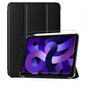 New in pkg- Black iPad Case w/ Screen Protector (Comp w/ 2021/2022 iPad, 10.5”)